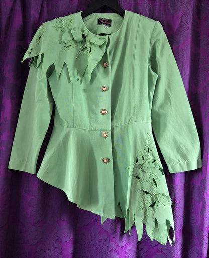 Postmodern Peter Pan Sculptural Detail Jacket