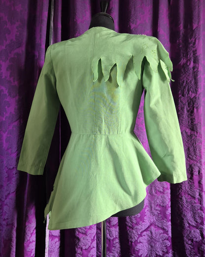 Postmodern Peter Pan Sculptural Detail Jacket