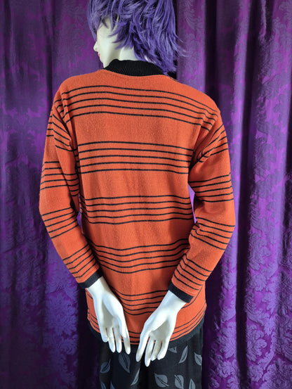 Vintage Novelty "I Like the Night" Jumper with Appliqué Cabaret Singer