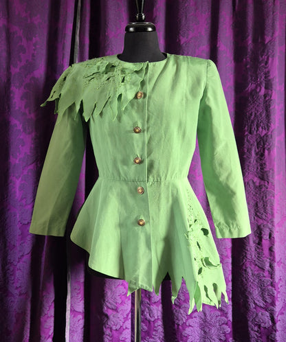 Postmodern Peter Pan Sculptural Detail Jacket