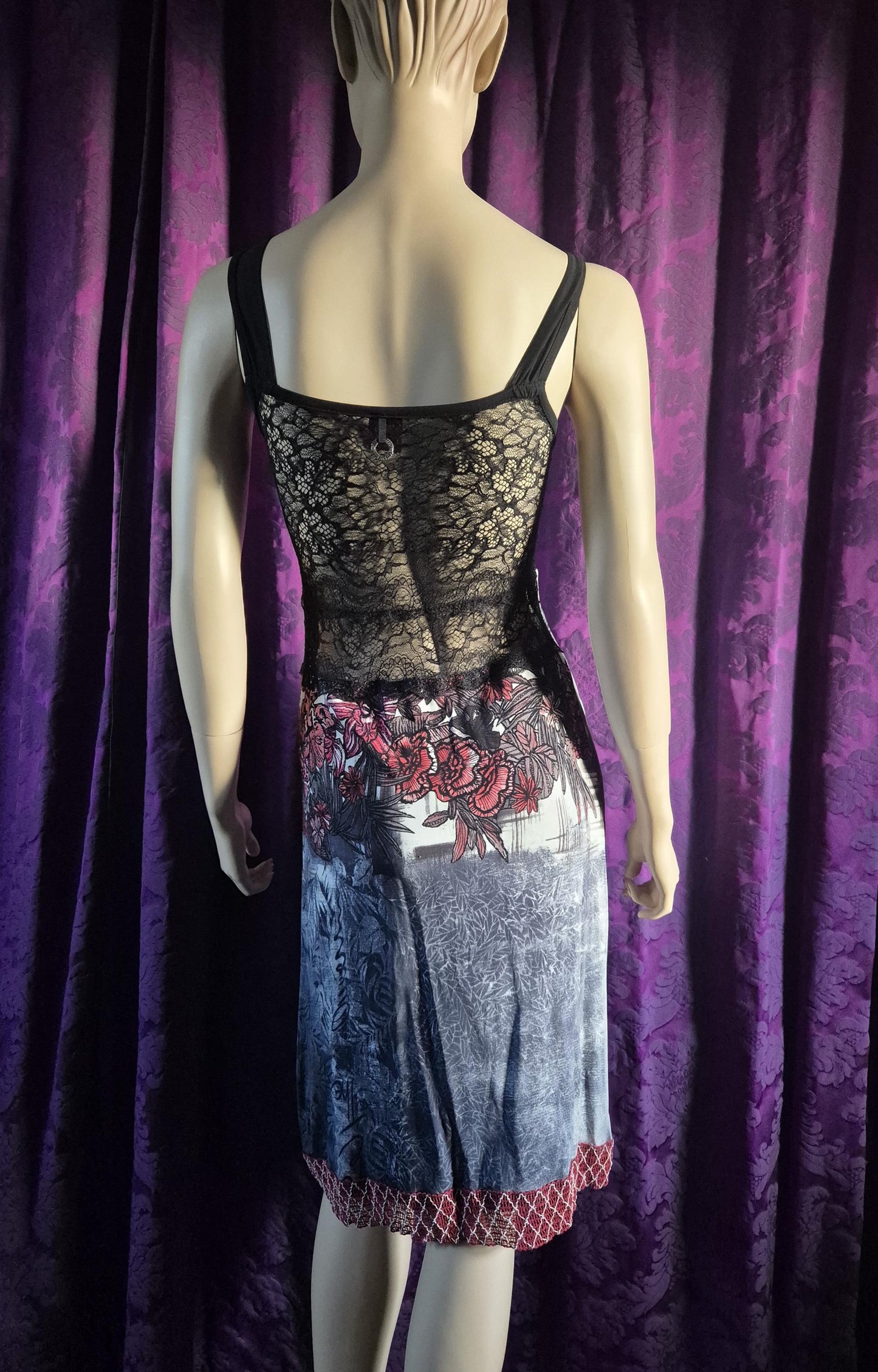 Save The Queen Floral and Geometric Print Dress & Lace Bolero