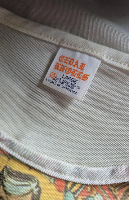 Vintage 1970s Photo Print Pinball T-Shirt by Cedar Knolls