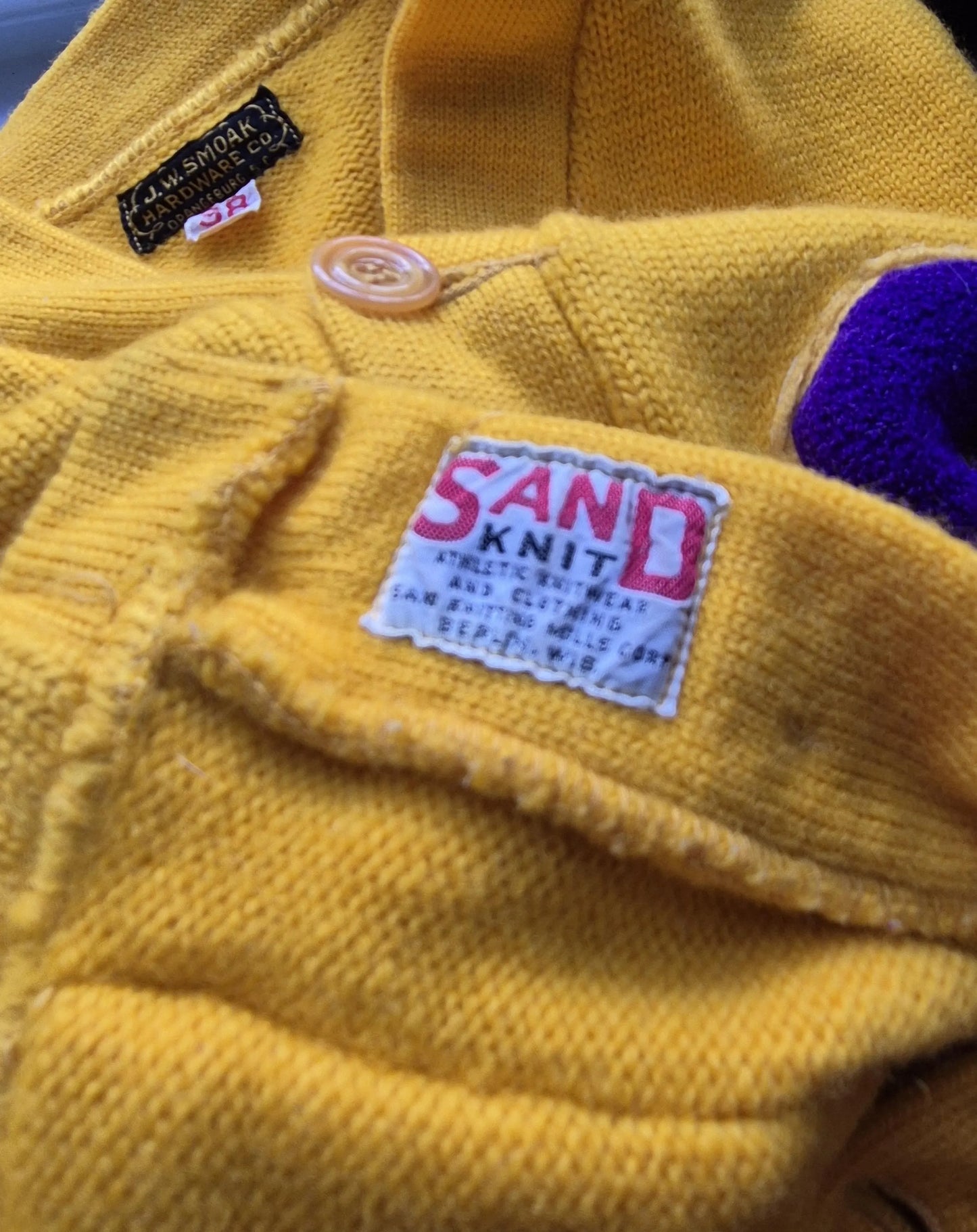 True Vintage Wool Varsity Letterman Cardigan