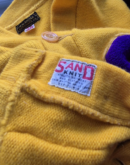 True Vintage Wool Varsity Letterman Cardigan