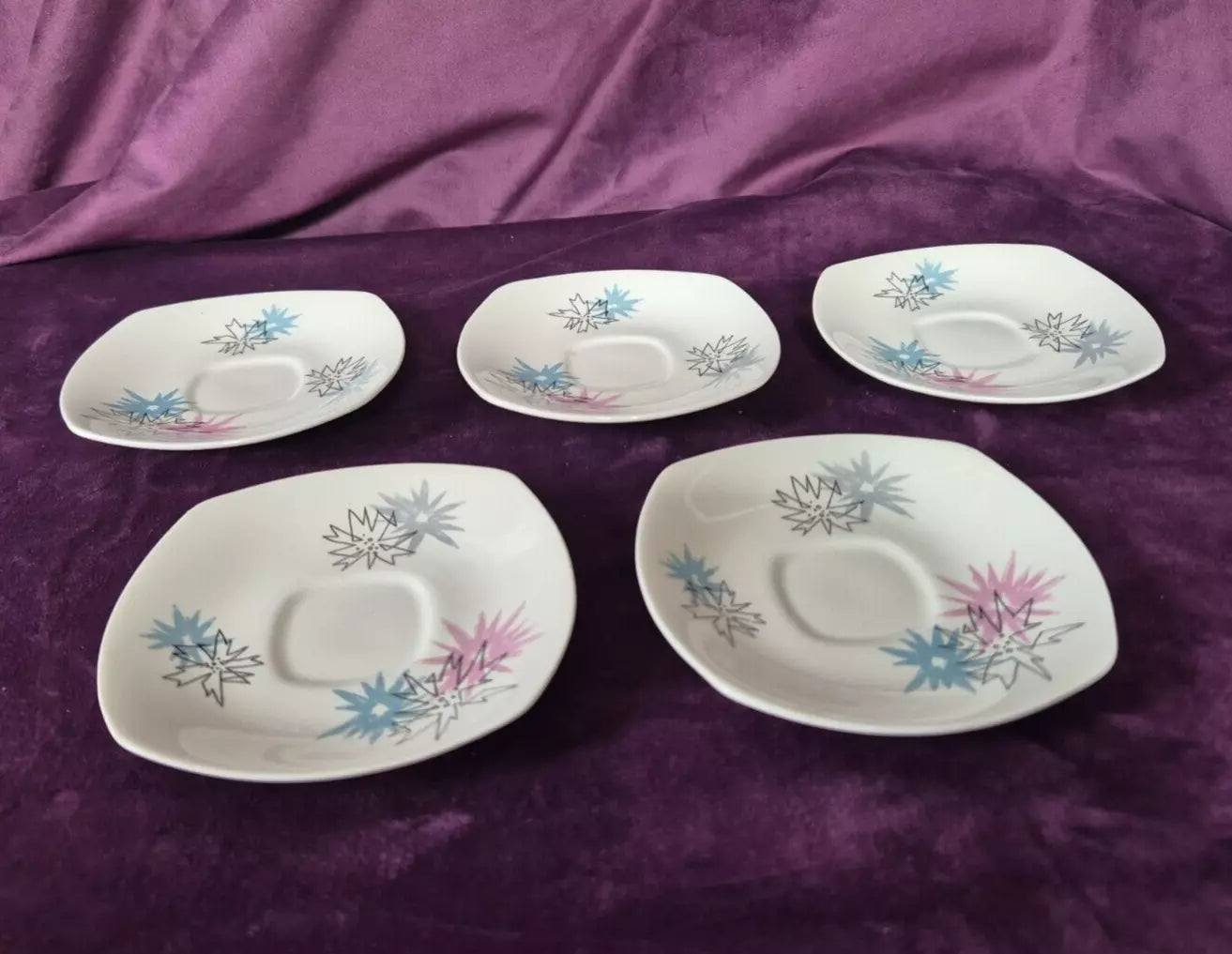 Vintage Midwinter Stylecraft "Quite Contrary" Coffee Set by Jessie Tait