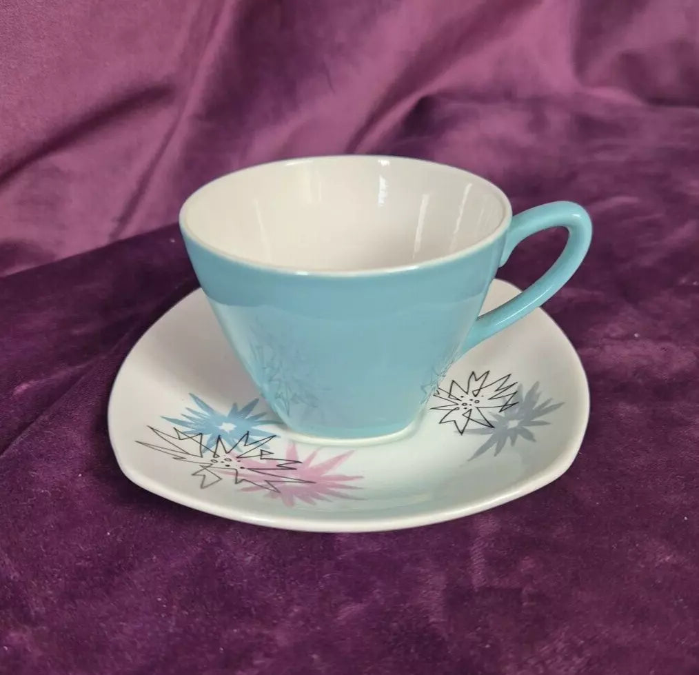 Vintage Midwinter Stylecraft "Quite Contrary" Coffee Set by Jessie Tait