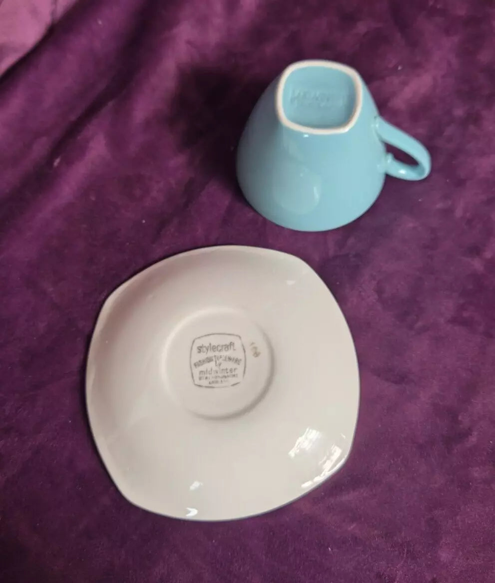 Vintage Midwinter Stylecraft "Quite Contrary" Coffee Set by Jessie Tait